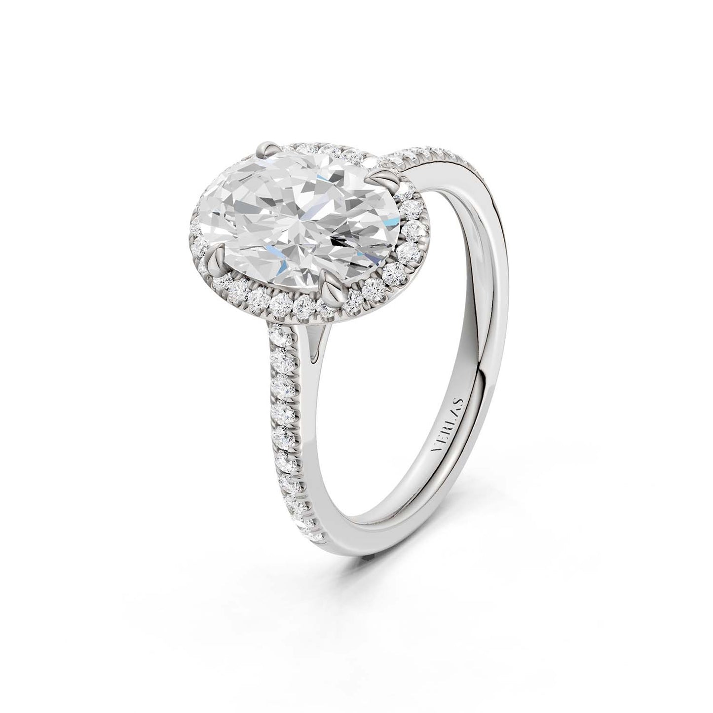 Ellipse Signature Halo Ring