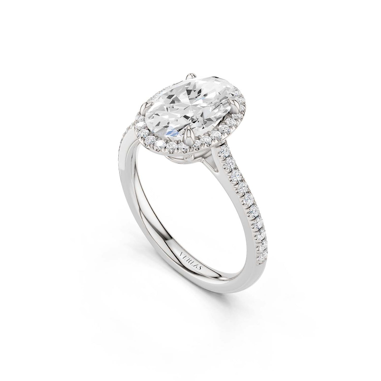 Ellipse Signature Halo Ring