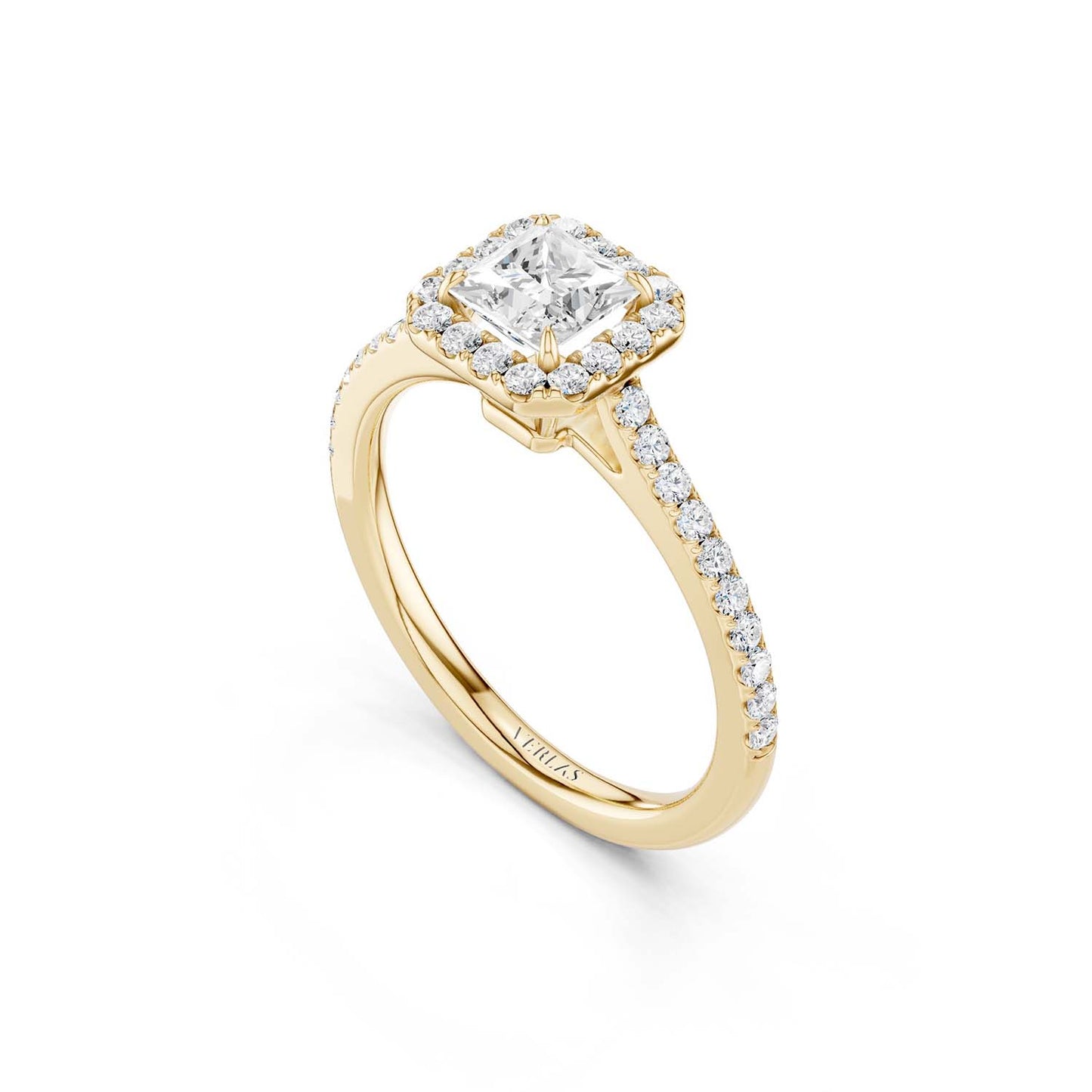 Princess Signature Halo Ring