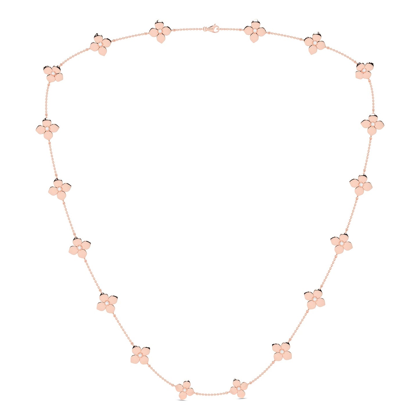 La Fleur Forever Diamond Stationed Necklace