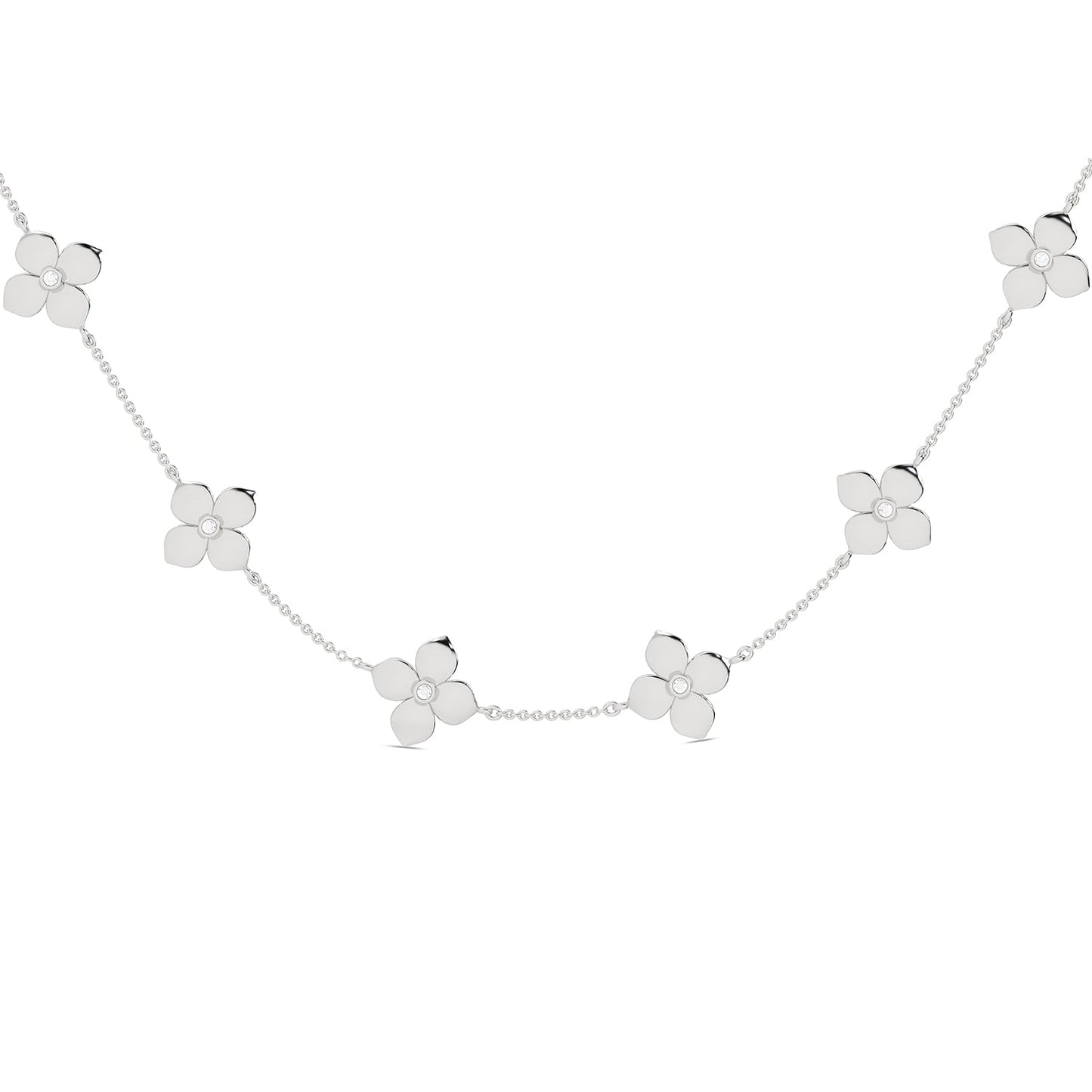 La Fleur Forever Diamond Stationed Necklace