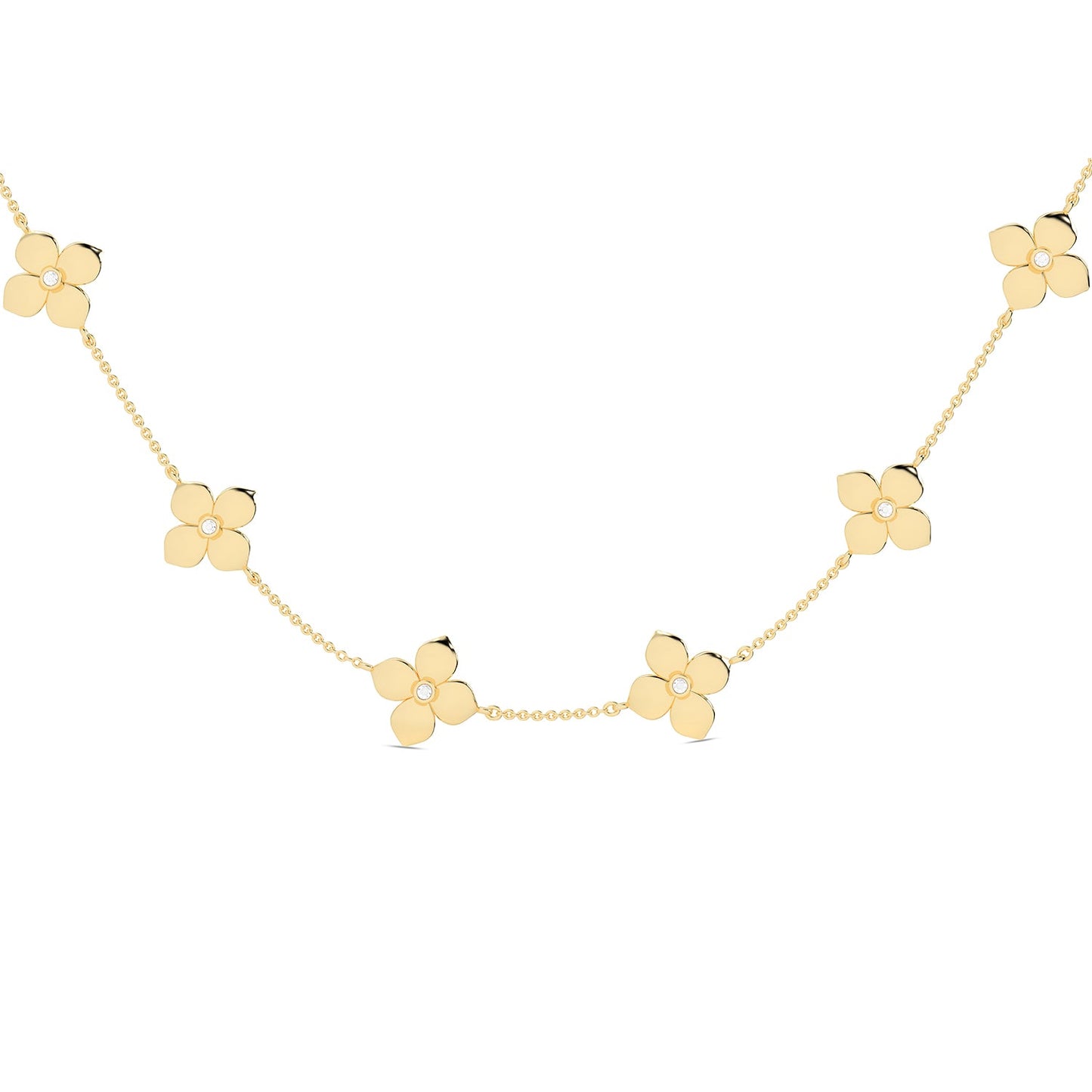 La Fleur Forever Diamond Stationed Necklace