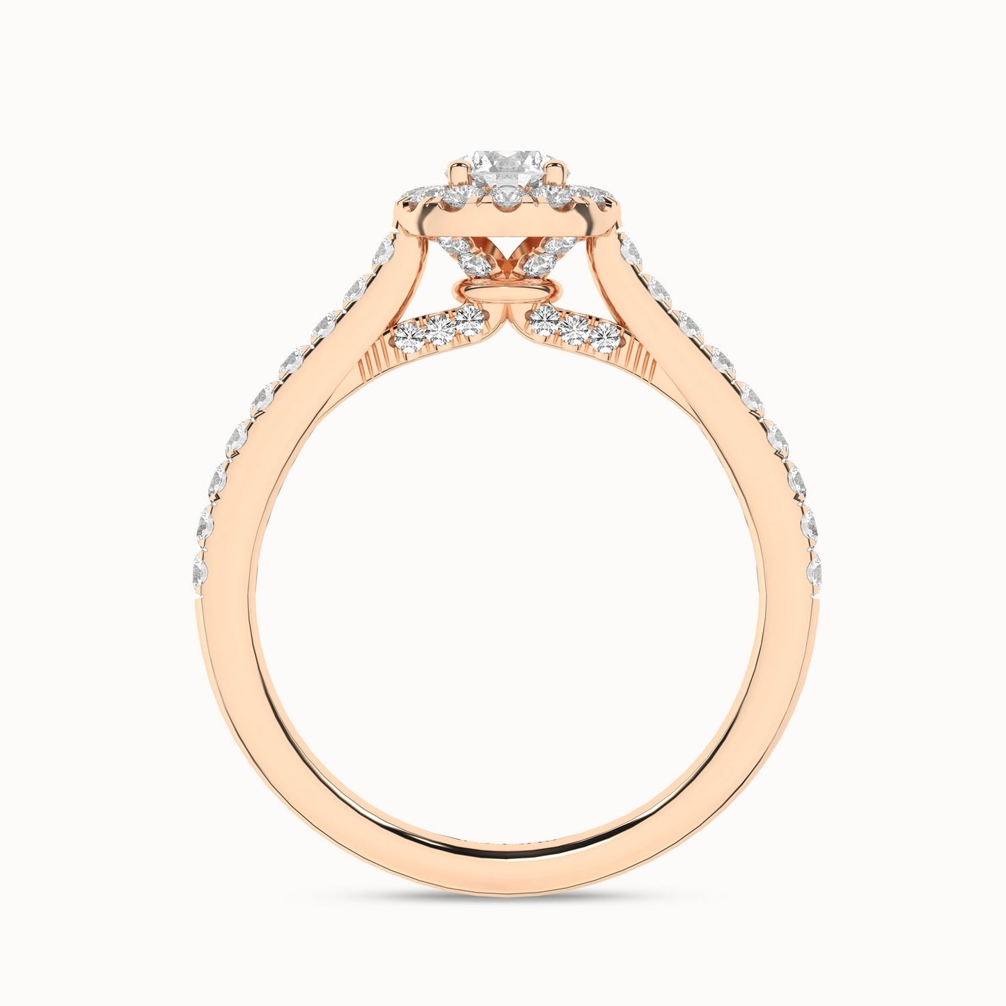 Signature Round Halo Ring