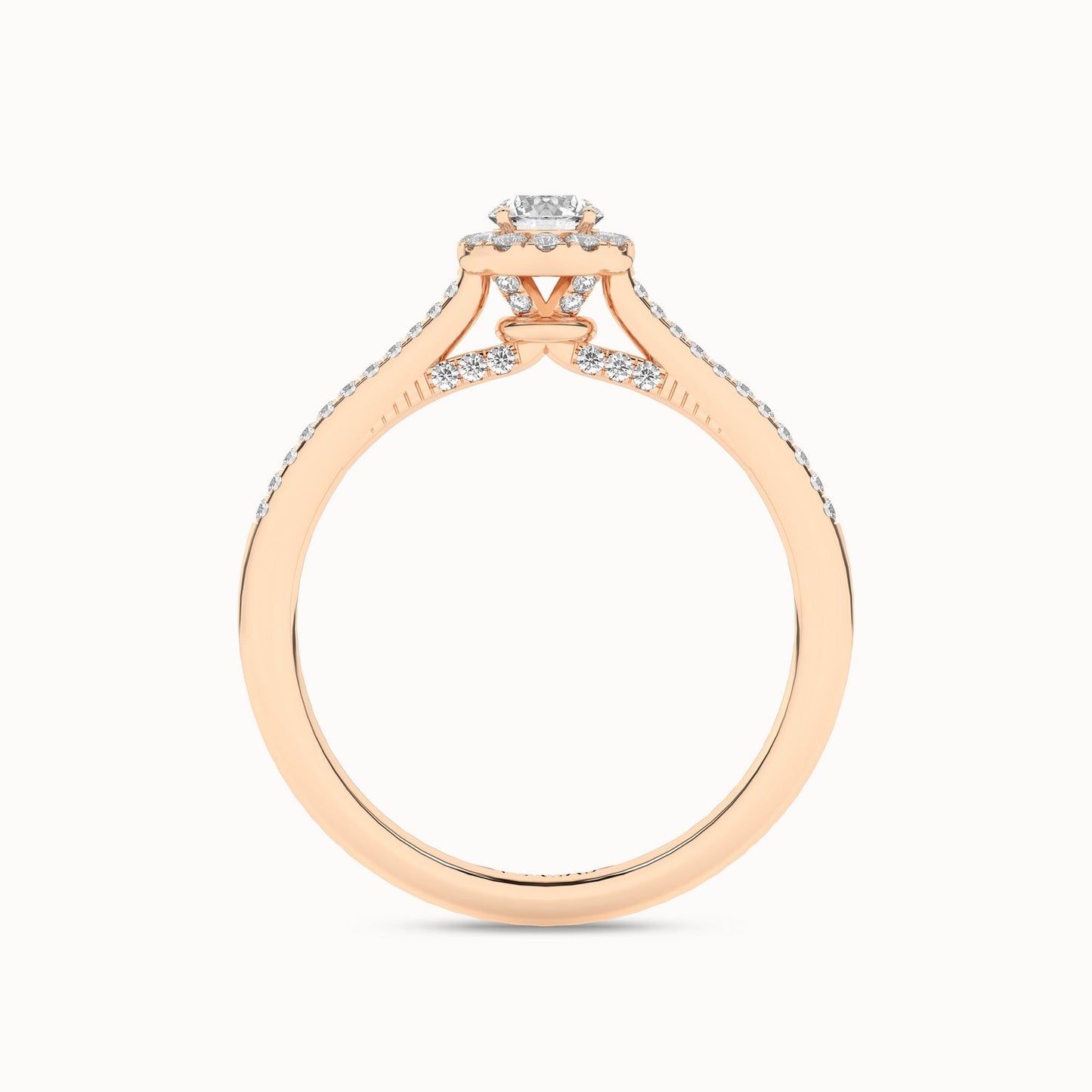 Signature Round Halo Ring