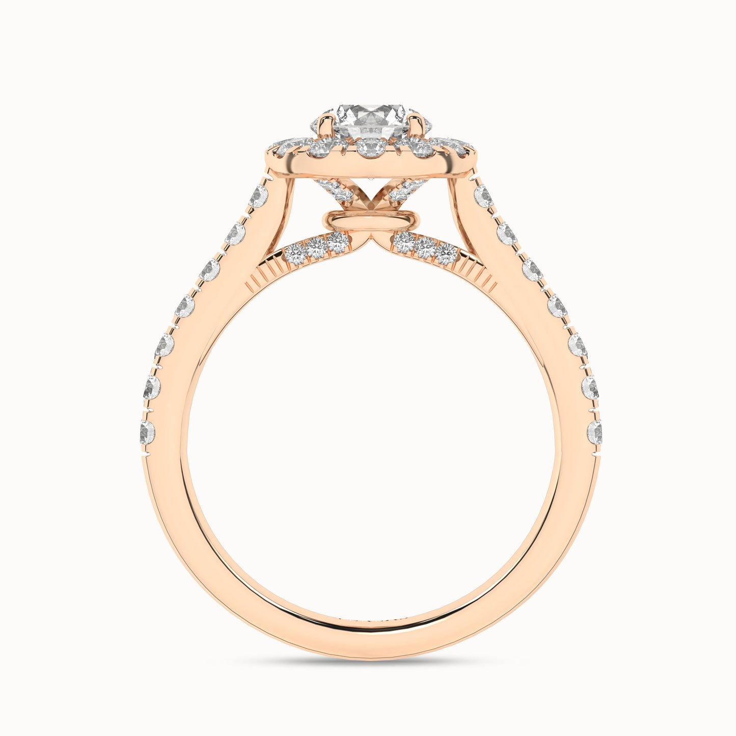 Signature Round Halo Ring