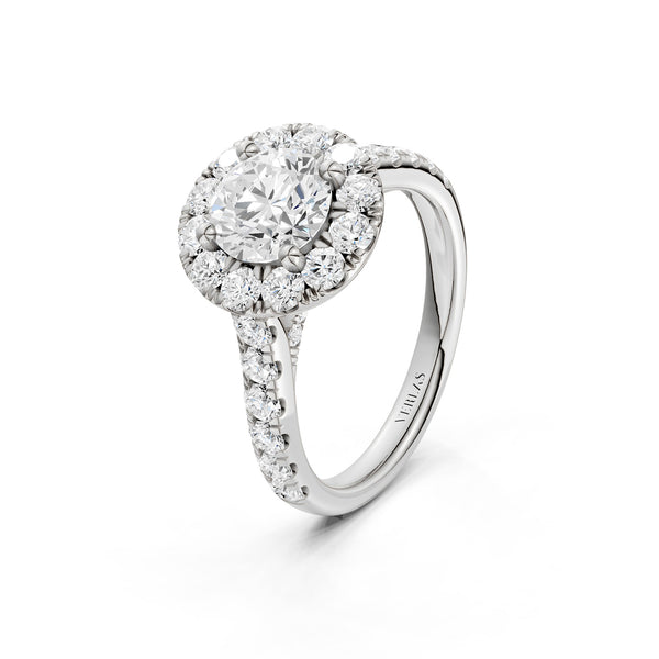 Signature Round Halo Ring