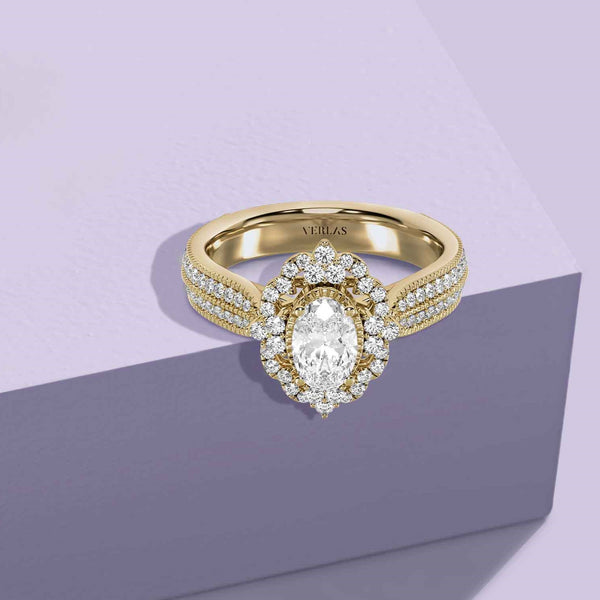 Ornate Ellipse Ring