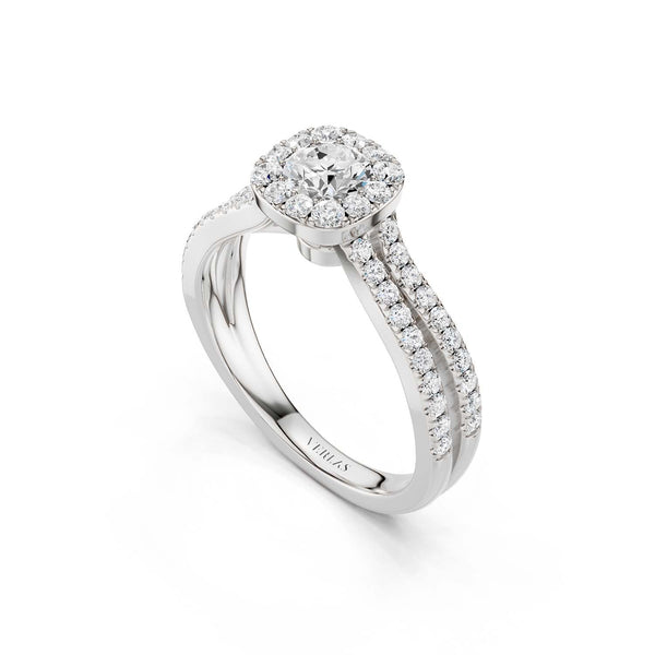 Unified Iconic Round-Princess Halo Ring