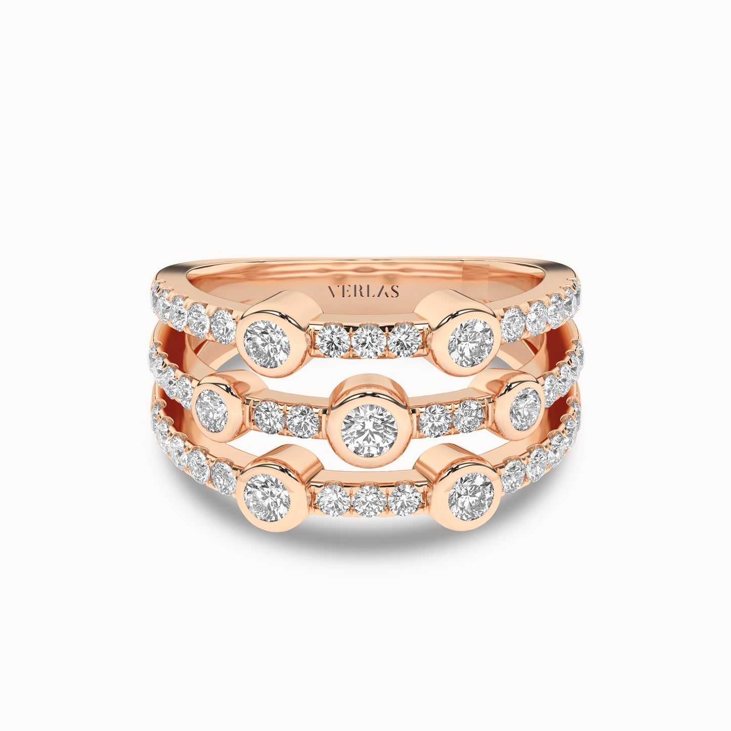 3-Tier Smitten Ring