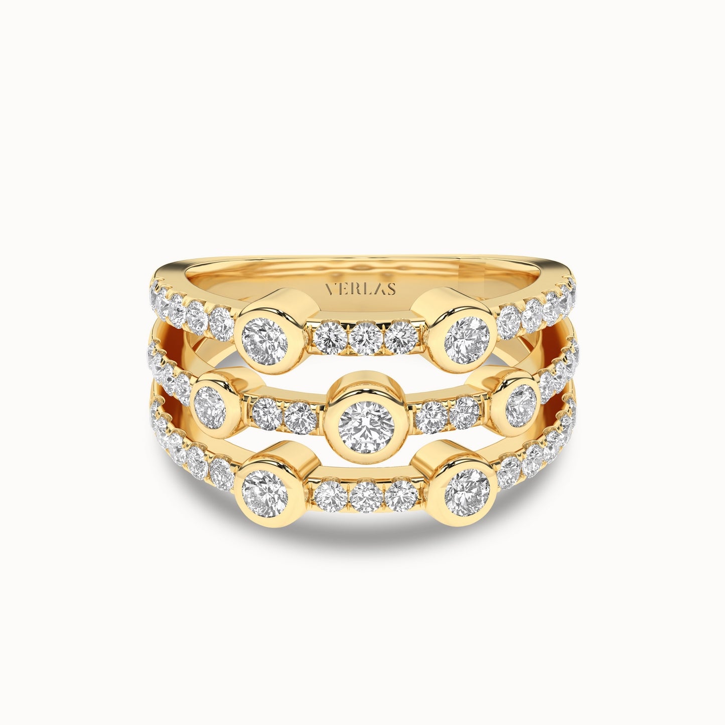 3-Tier Smitten Ring