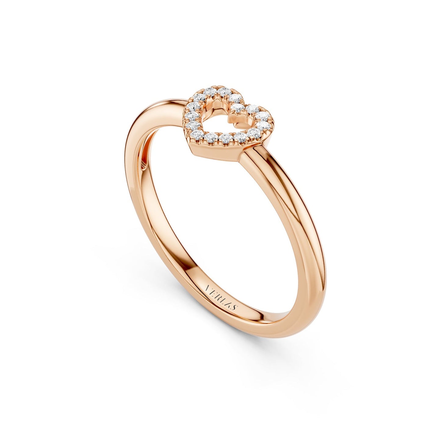 Mini-Heart Silhouette Ring