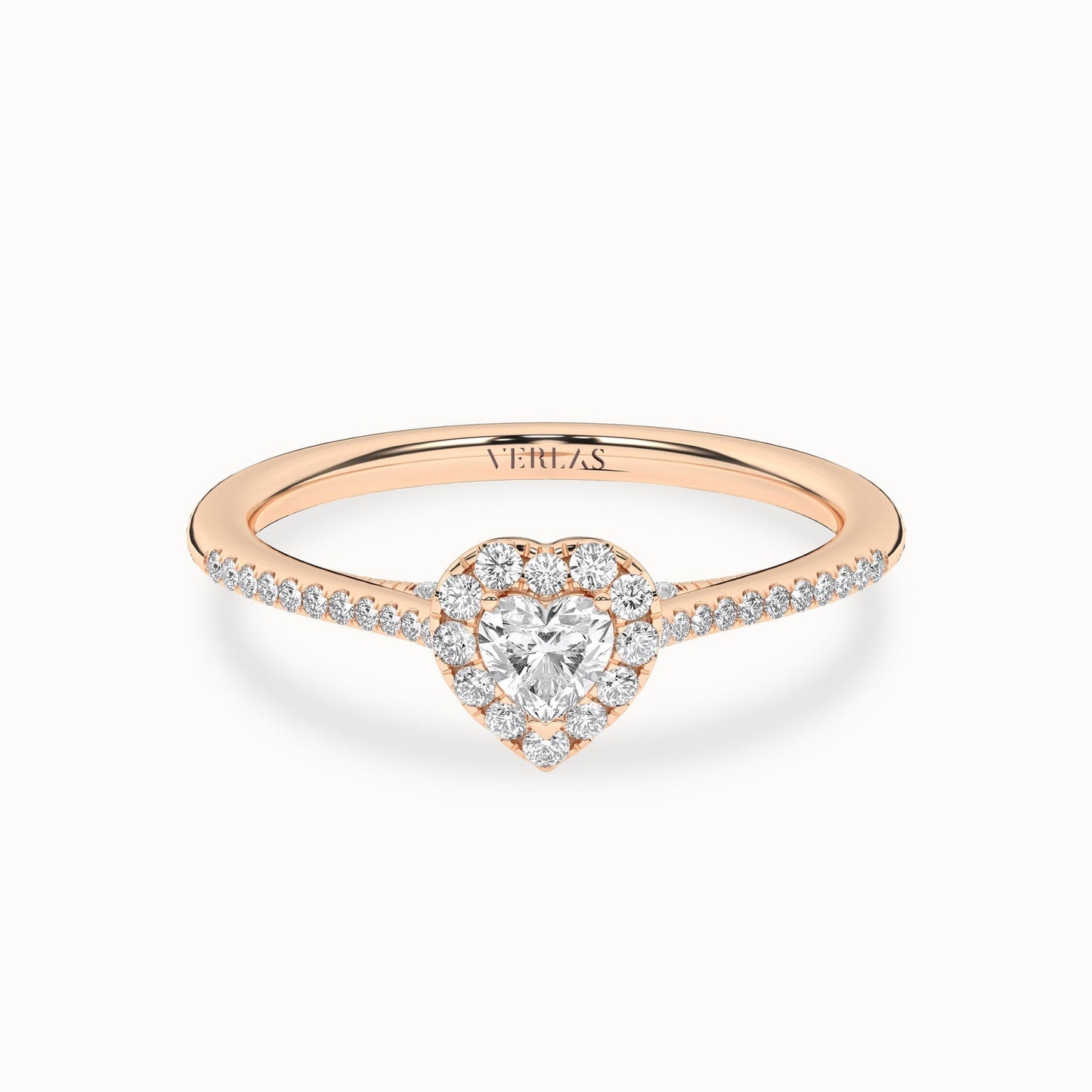 Signature Heart Halo Ring