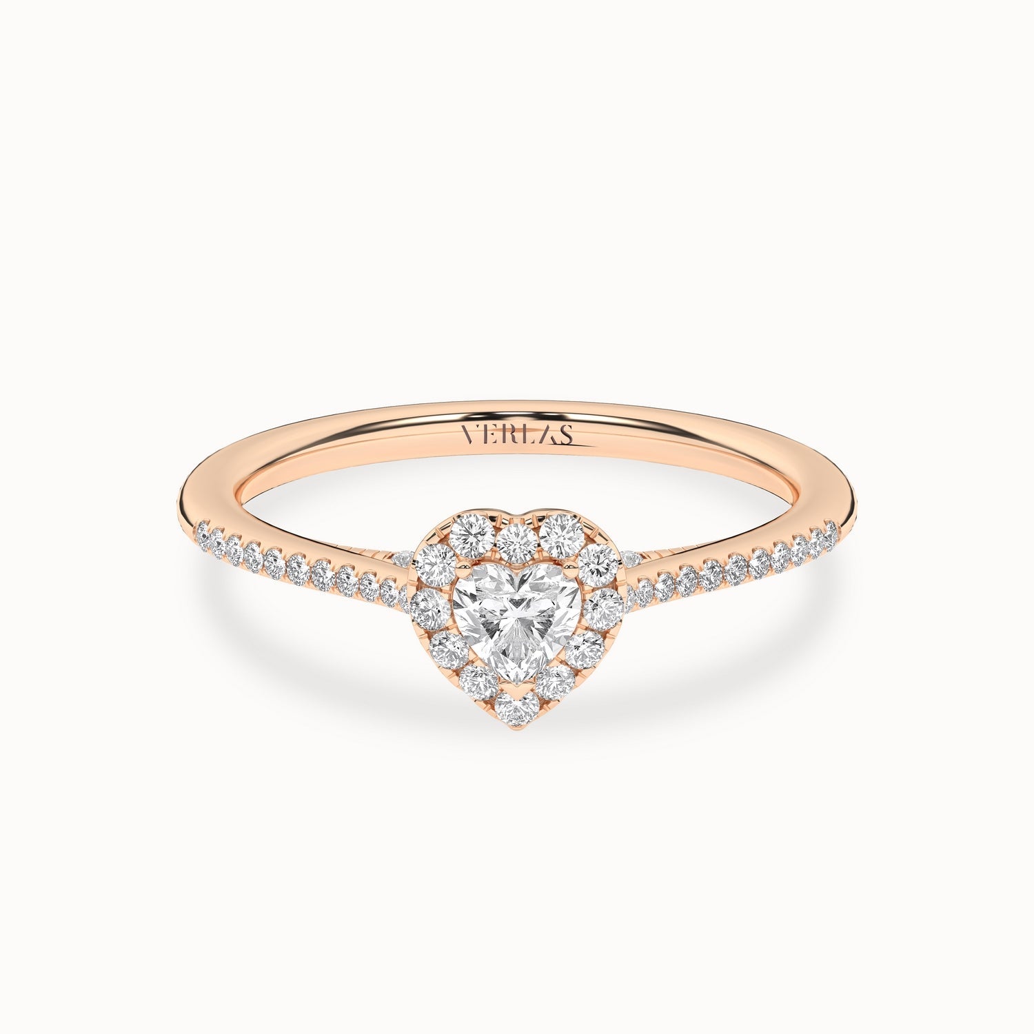 Signature Heart Halo Ring_Product Angle_1/3-1