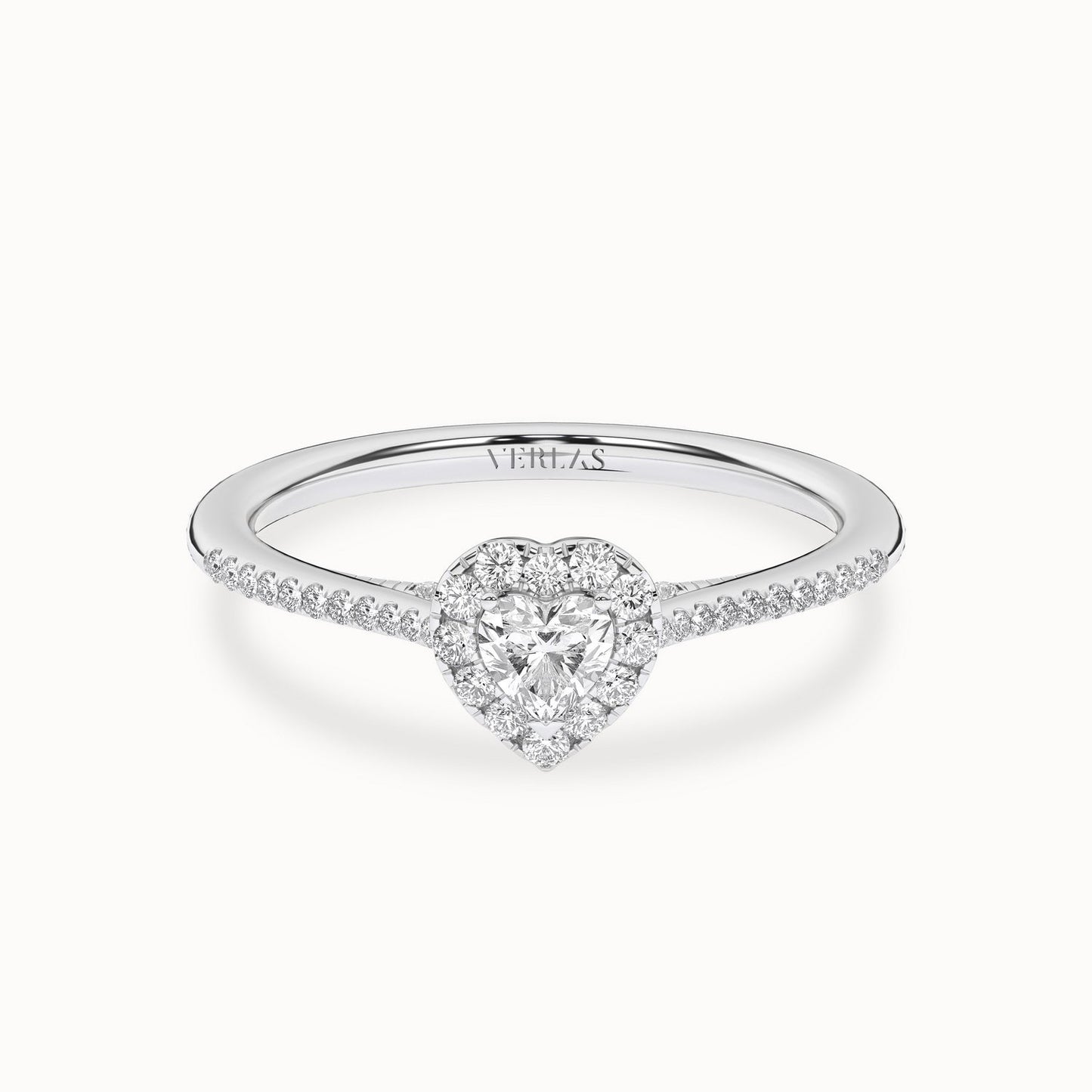 Signature Heart Halo Ring