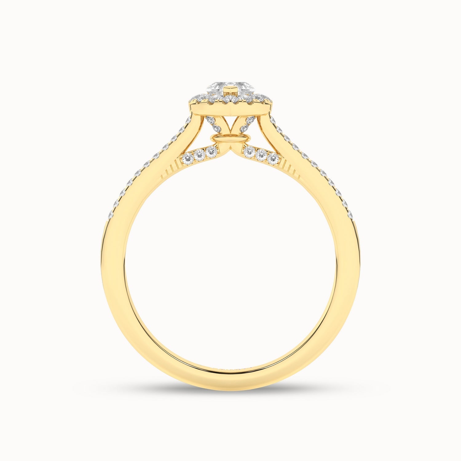 Signature Heart Halo Ring_Product Angle_1/3-3