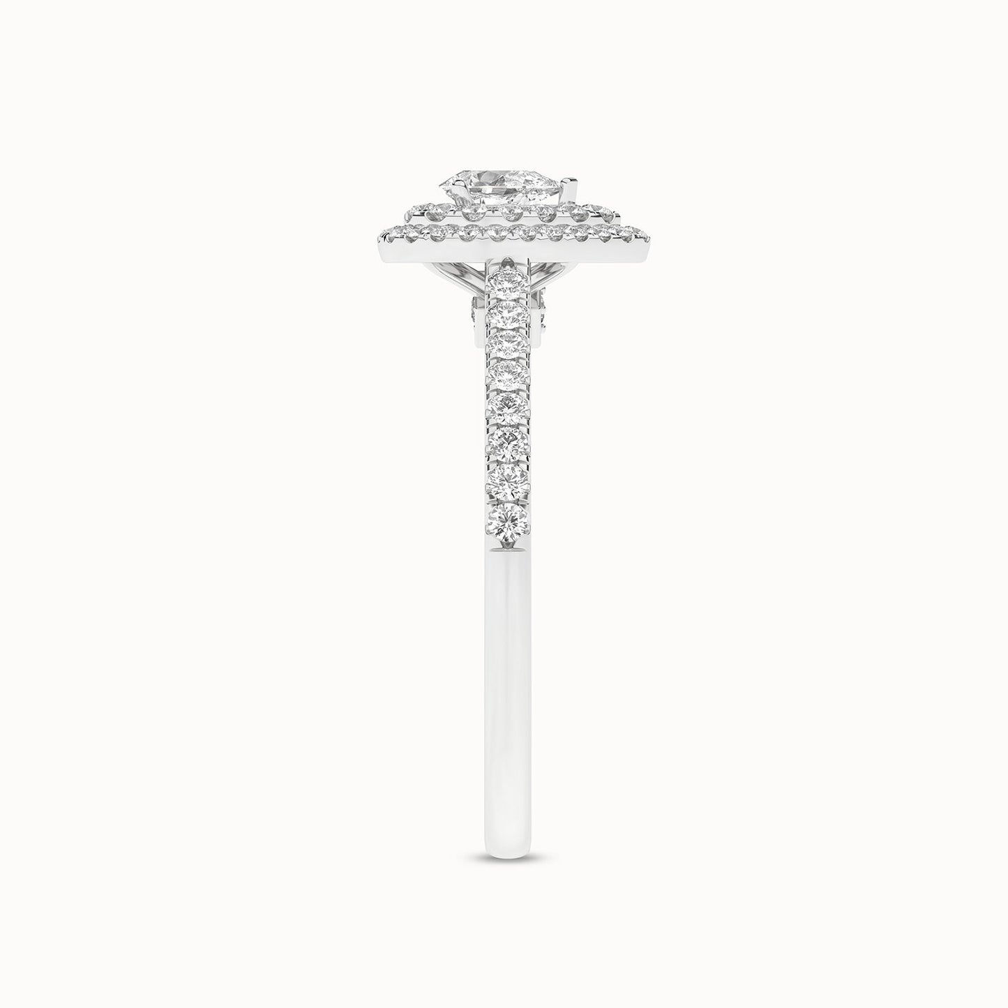 Signature Dewdrop Double halo Ring_Product Angle_1/2-4
