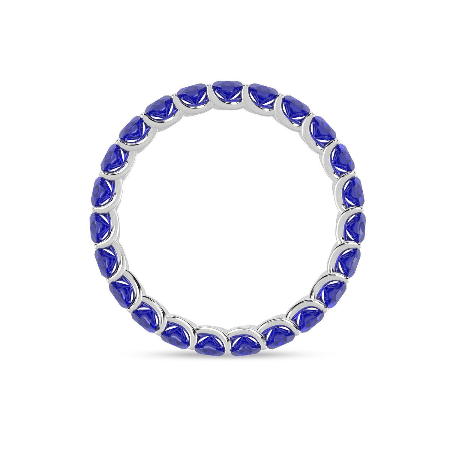 Eternal Gemstone Ellipse Band_Product Angle_Blue Sapphire - 1