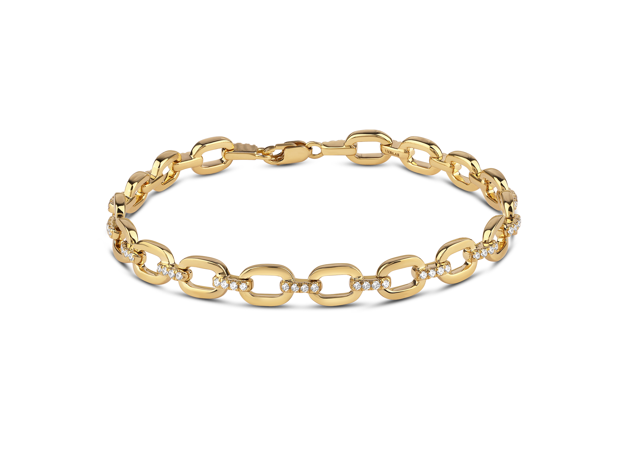 Together Forever 5-Gold Links Diamond Bracelet - Bracelet 