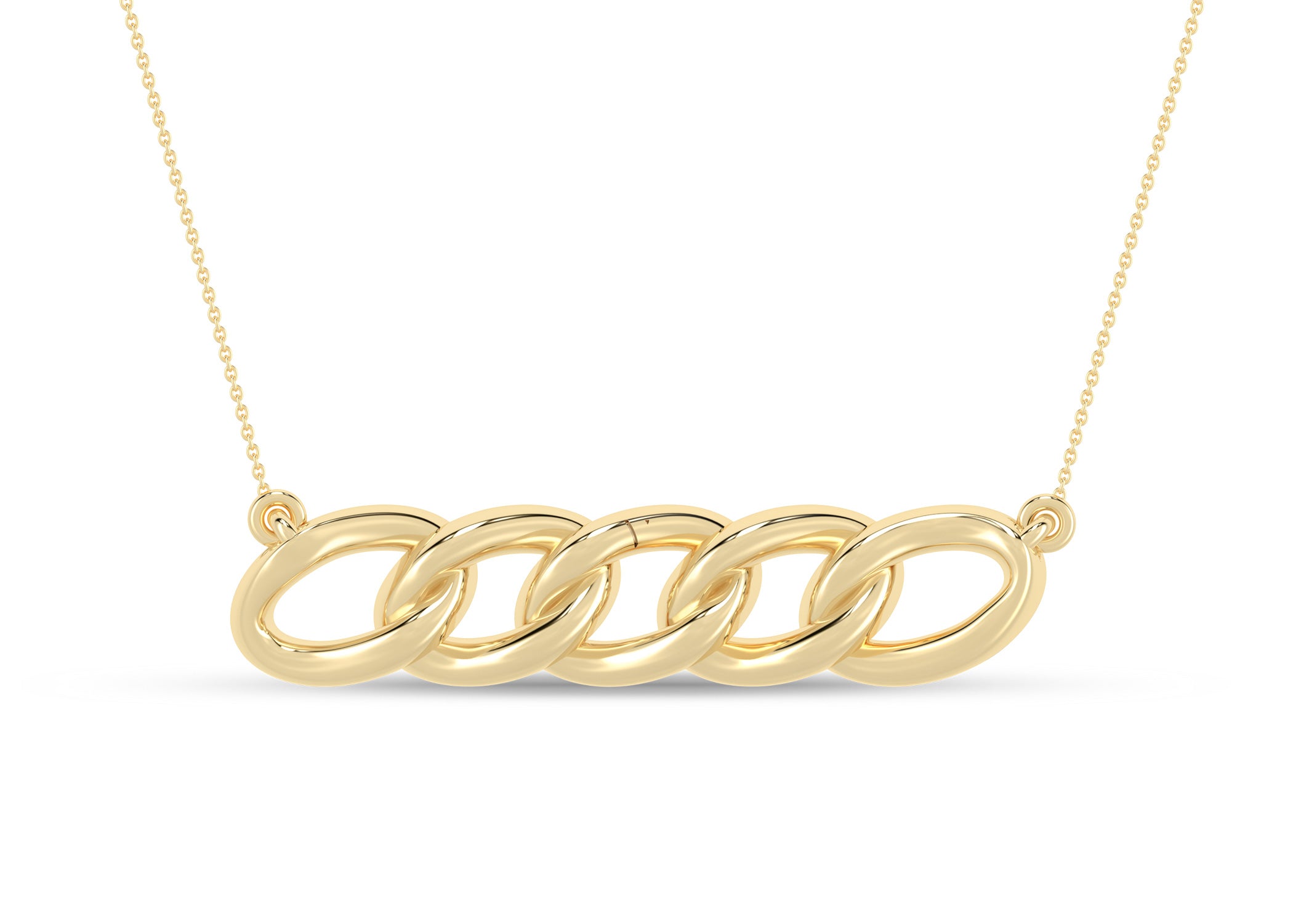 Everlasting Curb Link Necklace - Necklace 
