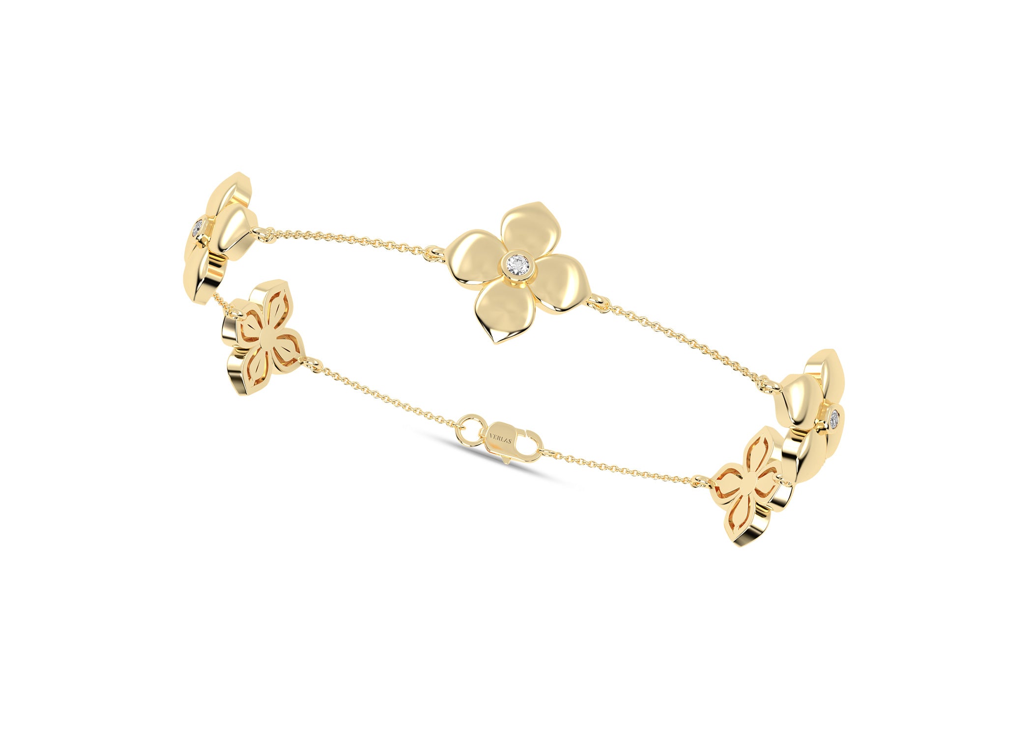 La Fleur Diamond Radiant Stationed Bracelet