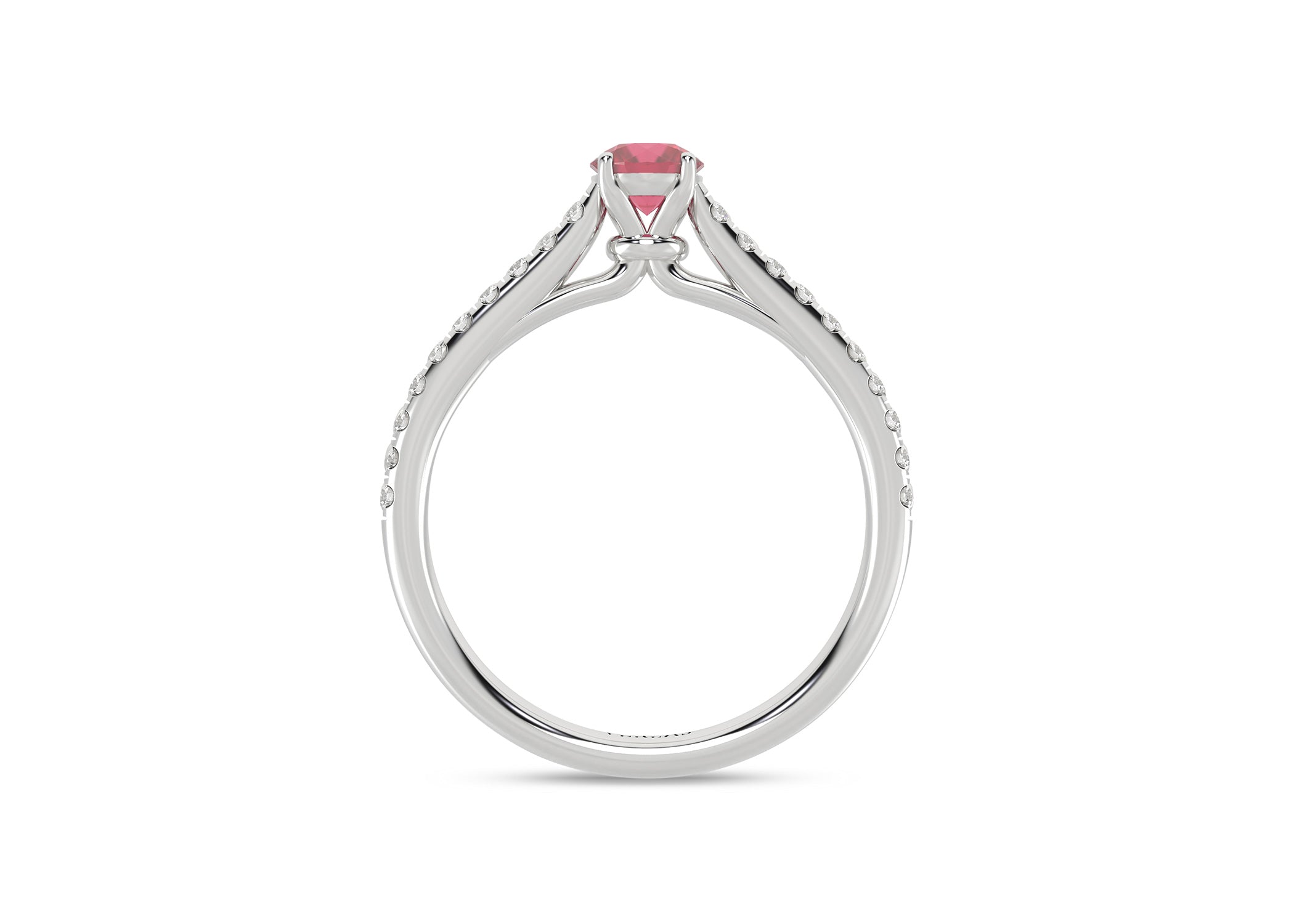 Gemstone Signature Round Ring - Ring 