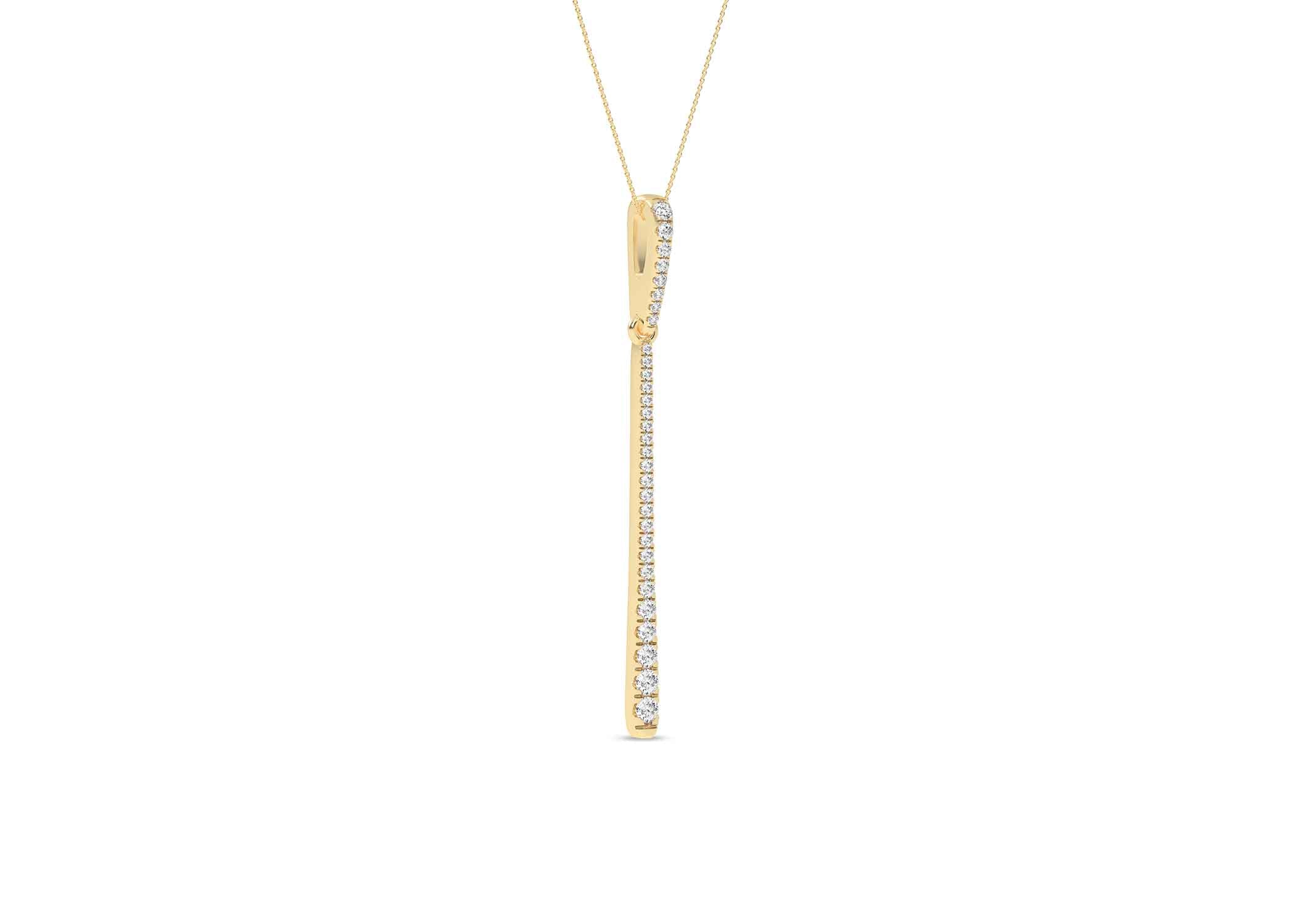 Linear Bar Necklace - Necklace 
