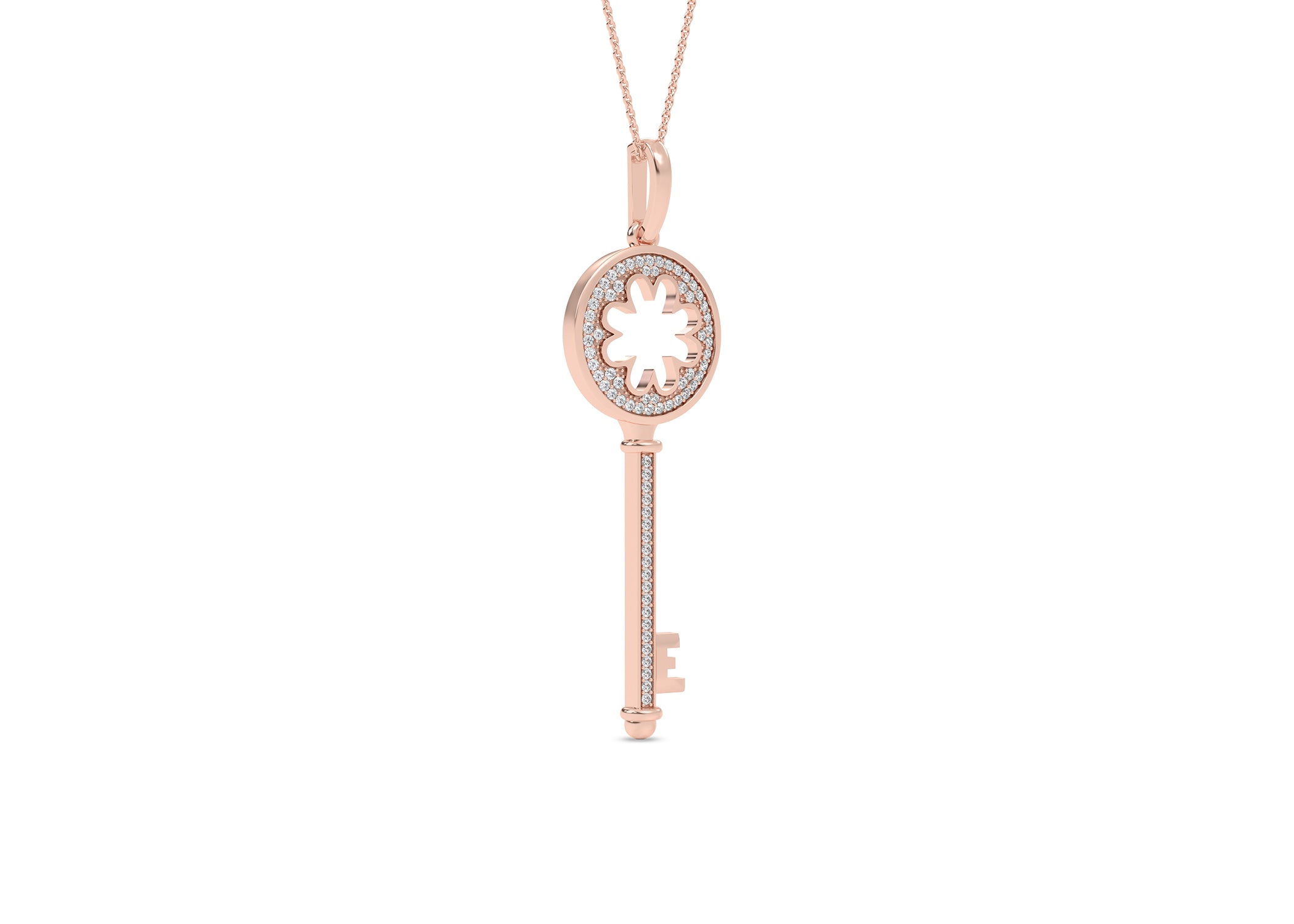 Blooming Key Necklace - Necklace 