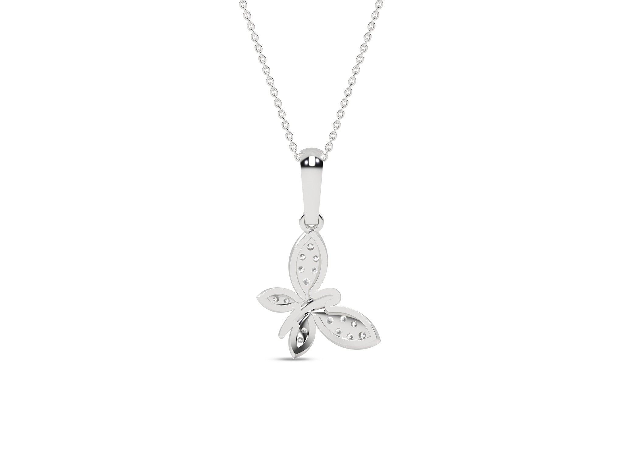 Butterfly Flutter Sway Necklace - Necklace 