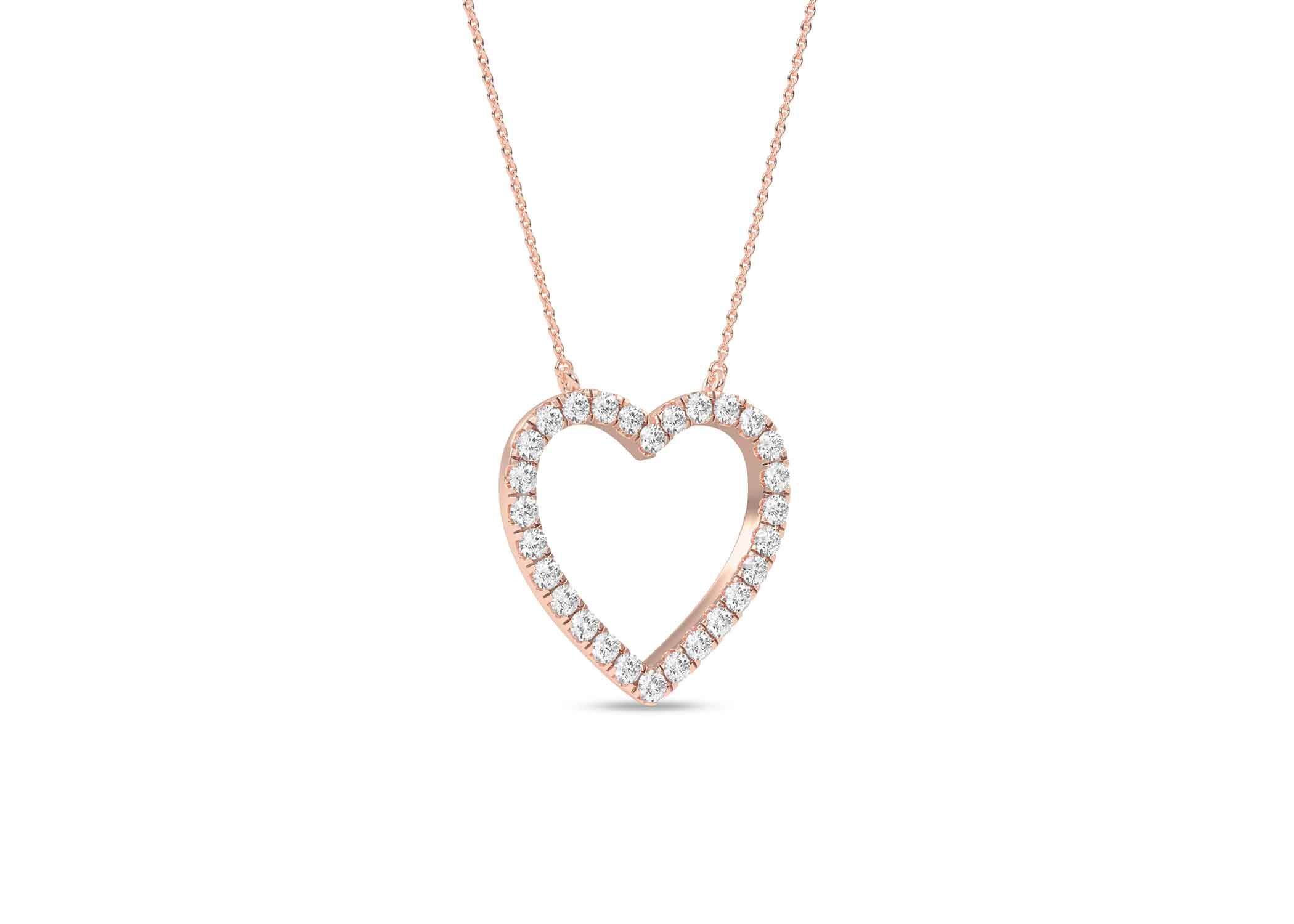 Heart Silhouette Necklace - Necklace 