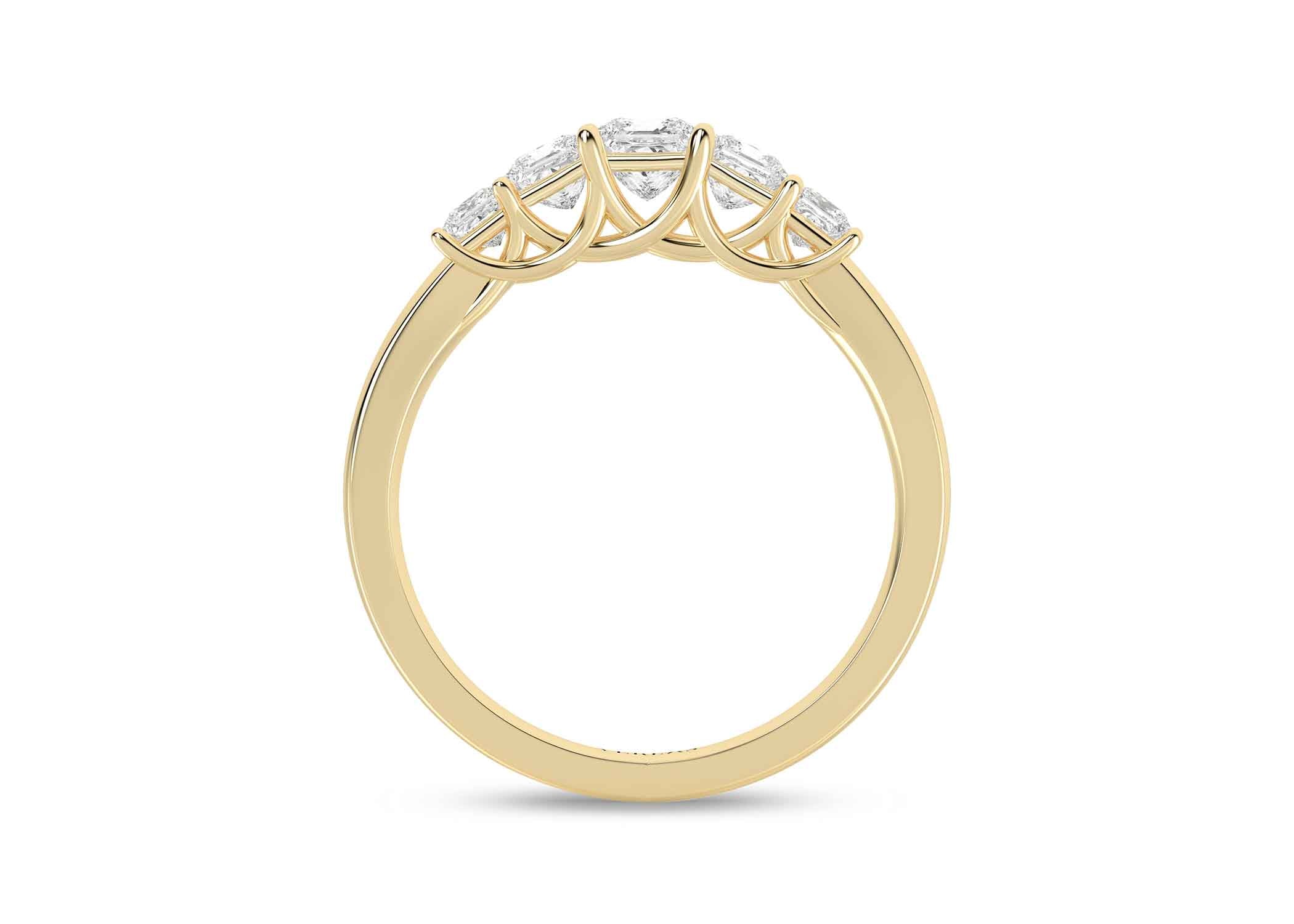 5-Stone Princess Vows - Ring 