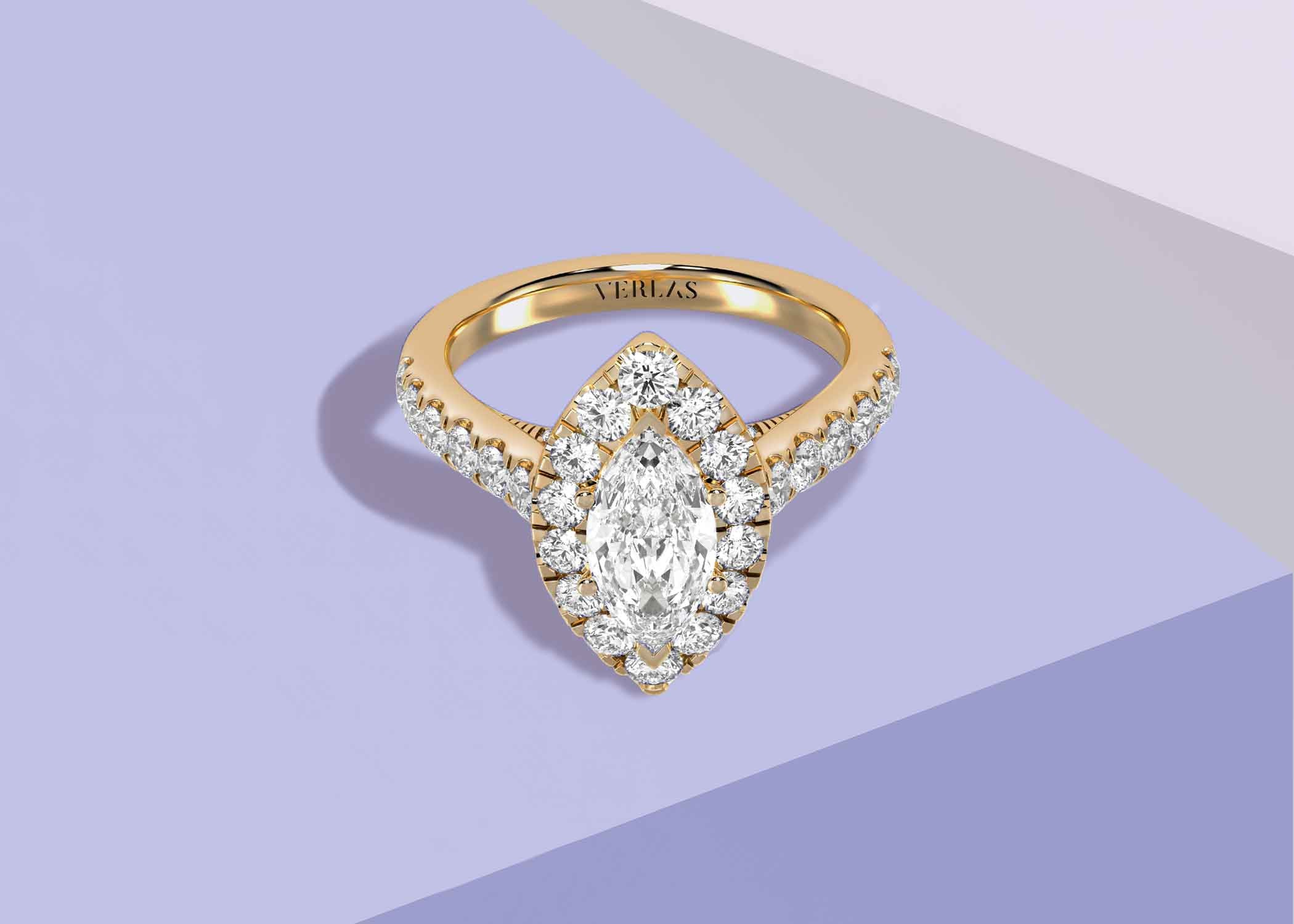 Signature Marquise Halo Ring - Ring 
