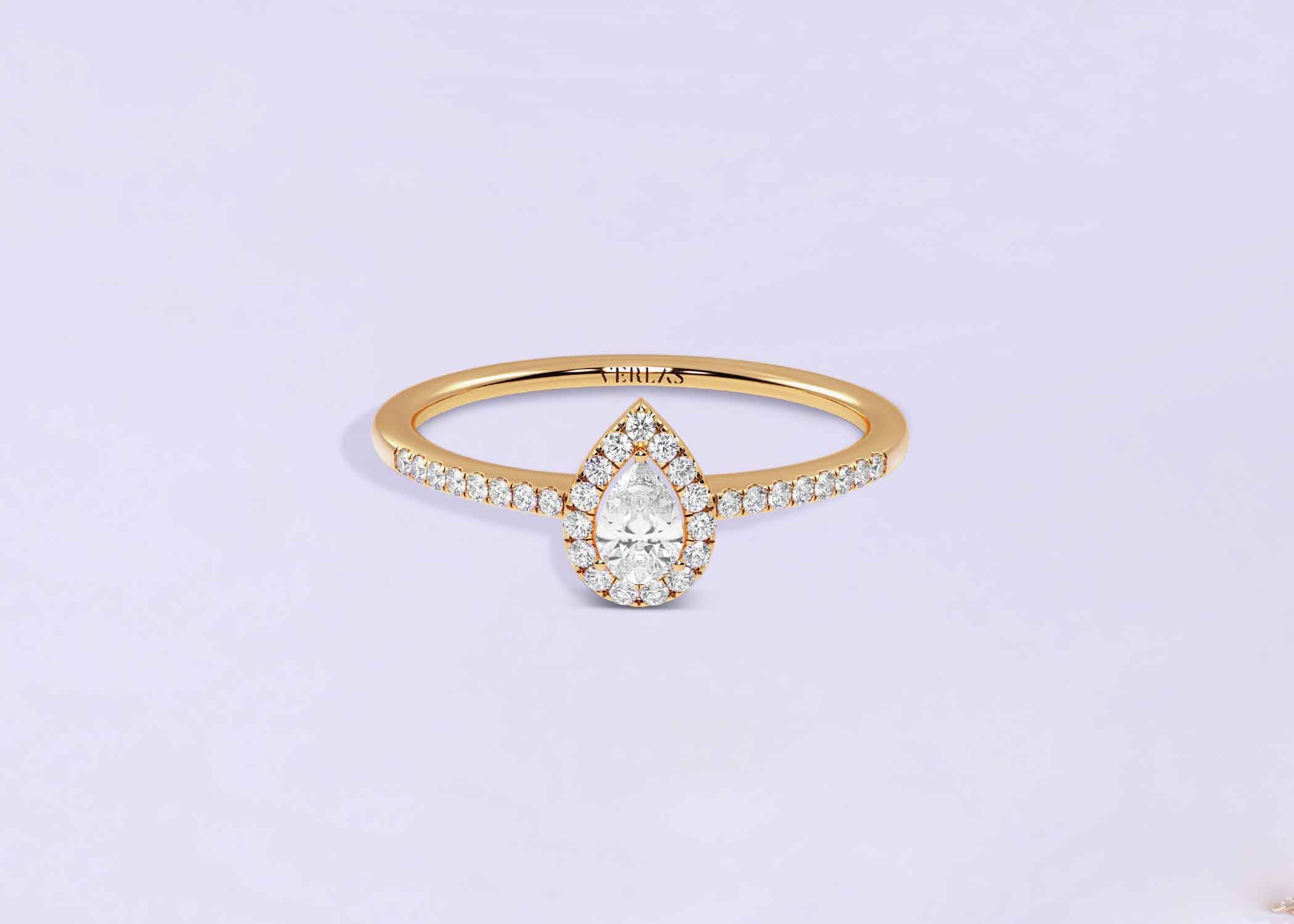 My Signature Dewdrop Halo Ring - Ring 