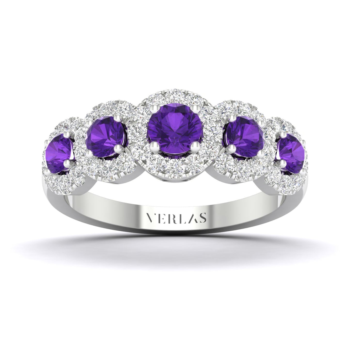 5-Gemstone Graduated Cherished Vows_Product Angle_Amethyst - 1