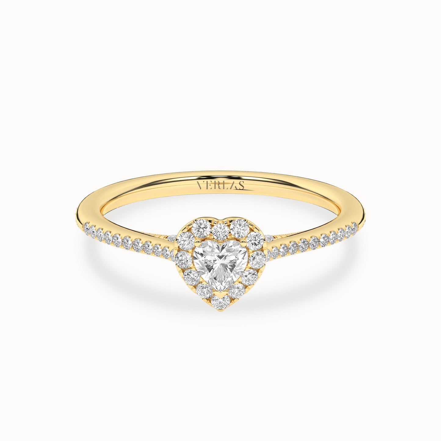 Signature Heart Halo Ring_Product Angle_1/3-1