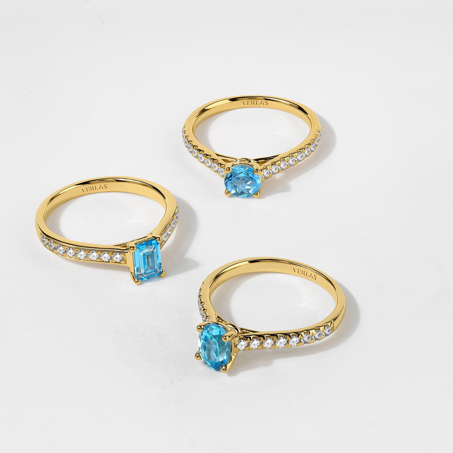 Gemstone Trailing Diamonds Emerald Ring_Product Angle_Creative Image 